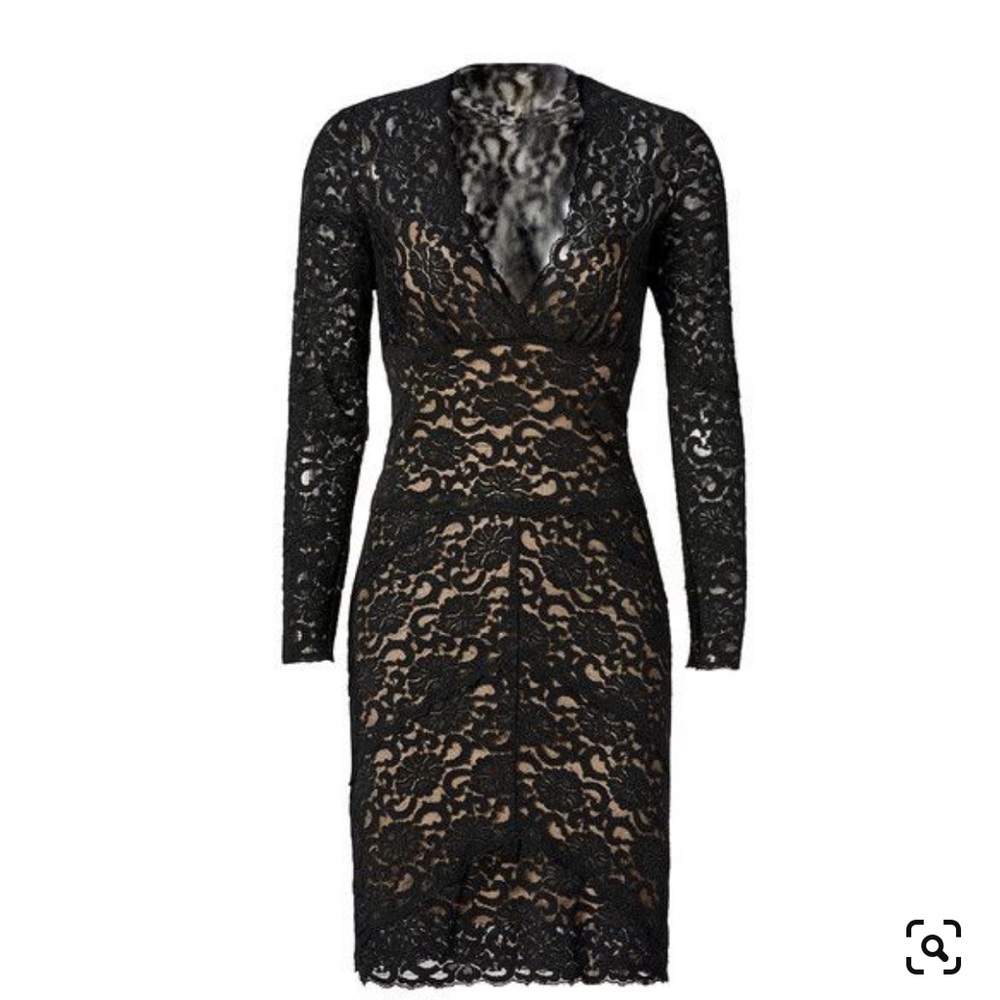 Nicole Miller Kate Lace V Dress